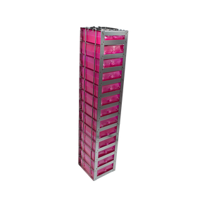 Crystal Industries - CFM-1315 - Vertical Rack for 50-Cell 1.5ml Microtube Boxes, Holds 26 Boxes