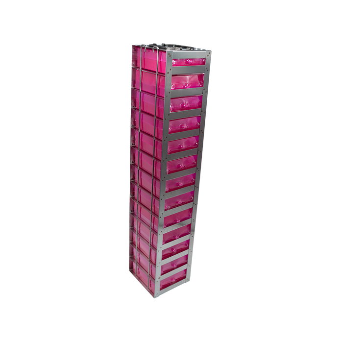 CFM-1315 - Vertical Rack for 50-Cell 1.5ml Microtube Boxes, Holds 26 Boxes