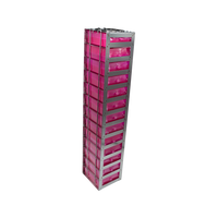 Crystal Industries - CFM-1315 - Vertical Rack for 50-Cell 1.5ml Microtube Boxes, Holds 26 Boxes