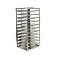 Crystal Industries - CFS-100-12 - Vertical Rack for 100-Place Slide Boxes, Holds 12 Boxes