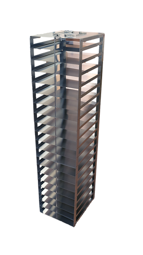 Crystal Industries - CFS-100-20 - Vertical Rack for 100-Place Slide Boxes, Holds 20 Boxes