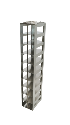 Crystal Industries - CFTB-10 - Vertical Rack for 96-Well Microtube Boxes, Holds 10 Boxes
