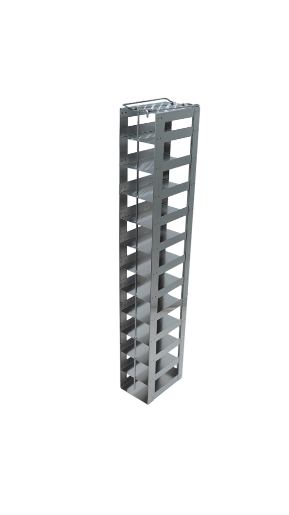 CFTB-12 - Vertical Rack for 96-Well Microtube Boxes, Holds 12 Boxes