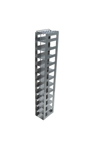 Crystal Industries - CFTB-12 - Vertical Rack for 96-Well Microtube Boxes, Holds 12 Boxes