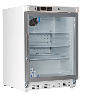 American Biotech Supply - CRT-ABT-HC-UCBI-0404G - 4.6 Cu. Ft. Undercounter Controlled Room Temperature Cabinet, Built-In, Glass Door