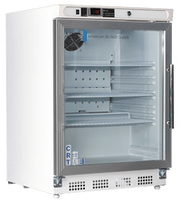 American Biotech Supply - CRT-ABT-HC-UCBI-0404G-LH - 4.6 Cu. Ft. Undercounter Controlled Room Temperature Cabinet, Built-In, Left Hinged-Glass Door