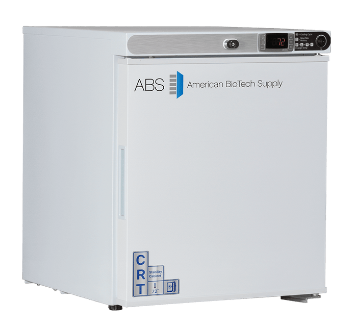 American Biotech Supply - CRT-ABT-HC-UCFS-0104 - 1 Cu. Ft. Undercounter Controlled Room Temperature Cabinet, Freestanding
