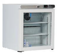 American Biotech Supply - CRT-ABT-HC-UCFS-0104G-LH - 1 Cu. Ft. Undercounter Controlled Room Temperature Cabinet, Freestanding, Left Hinged-Glass Door