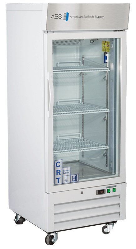 American Biotech Supply - CRT-ABT-HC-S12G - 12 Cu. Ft. Upright Controlled Room Temperature Cabinet, Glass Door