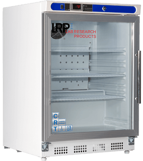 Lab Research Products - CRT-LRP-HC-UCBI-0404G-LH - 4.6 Cu. Ft. Glass Door Undercounter Built-in Controlled Room Temperature (CRT) Cabinet