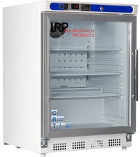 Lab Research Products - CRT-LRP-HC-UCBI-0404G-LH - 4.6 Cu. Ft. Glass Door Undercounter Built-in Controlled Room Temperature (CRT) Cabinet