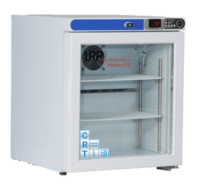 Lab Research Products - CRT-LRP-HC-UCFS-0104G - 1 Cu. Ft. Undercounter Controlled Room Temperature Cabinet, Freestanding, Glass Door
