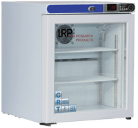 Lab Research Products (LRP) - CRT-LRP-HC-UCFS-0104G-LH - 1 Cu. Ft. Undercounter Controlled Room Temperature Cabinet, Freestanding, Glass Door, Left Hinged