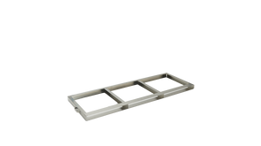 F-C-4R2110-3 - Stainless Steel Frame for Three Baxter/Fenwal C-4R2110 Aluminum Canisters