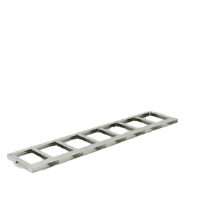 F-C-4R9951-7 - Stainless Steel Frame for Seven Baxter/Fenwal C-4R9951 Aluminum Canisters