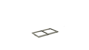 Crystal Industries - F-C-7005-2 - Stainless Steel Frame for Two Chartermed C-7005 Aluminum Canisters