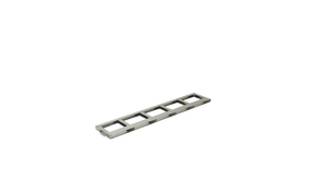 Crystal Industries - F-C-7120-5 - Stainless Steel Frame for Five Chartermed C-7120 Aluminum Canisters