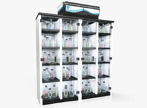 Erlab - CaptairStore 1634 Filtering Chemical Storage Cabinets with Pull Out Doors V2