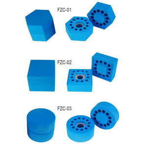 Crystal Industries - FZC-01 - Freezecell Holds 12 Vials or Tubes, Hexagon Shape