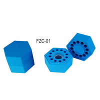 Crystal Industries - FZC-01 - Freezecell Holds 12 Vials or Tubes, Hexagon Shape