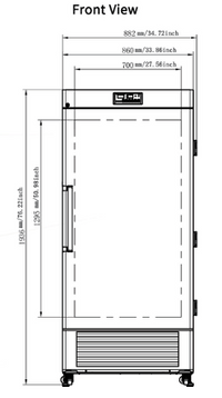 Laboratory Equipment Company - LEC-F2430 - Upright -30ºC BioMedical Freezer