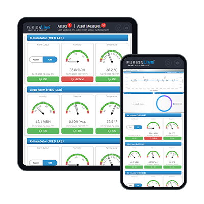 E-Control Systems - Temperature Monitoring Software FusionLive