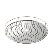 Amerex - ATA-110TA-R - Stainless Steel Round Tray Assembly with Two Trays for HRH-110