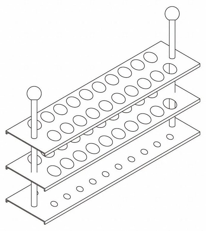 Being - P19201 - Rack for Tubes Φ13mm x 20