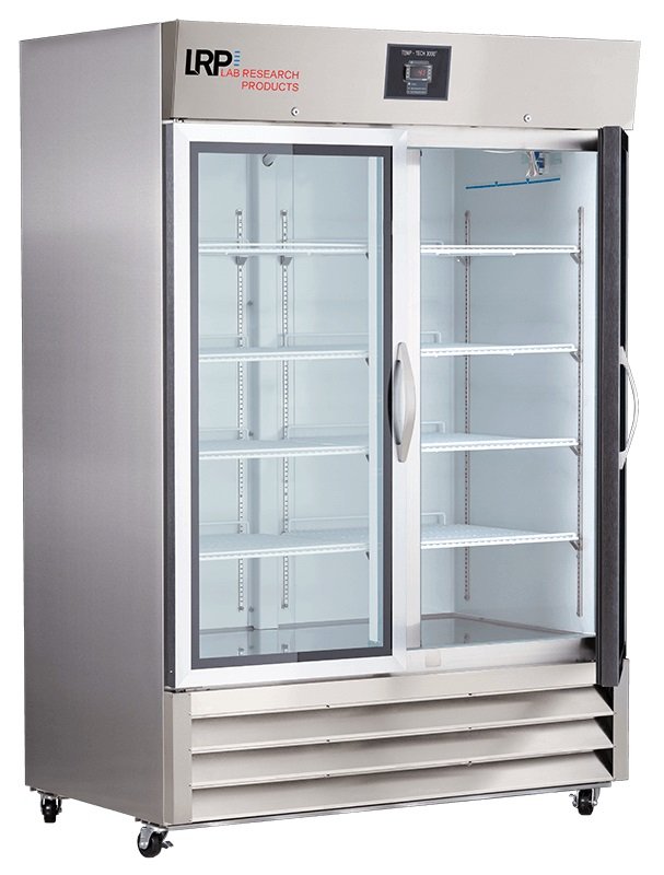 Lab Research Products (LRP) - PH-LRP-HC-SSP-49G - 49 Cu. Ft. Plus Series Glass Door Stainless Steel Pharmacy Refrigerator