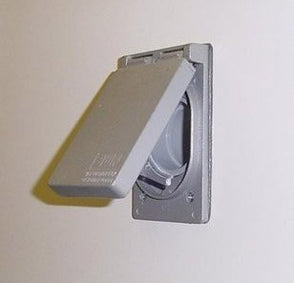 American Biotech Supply - AP225 - 2" Diameter Side Wall Port with Exterior Self-Closing Metal Cover for Upright Refrigerators