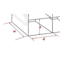Crystal Industries - UF-352 - Upright Freezer Rack for 2" Boxes, 3x5 Configuration
