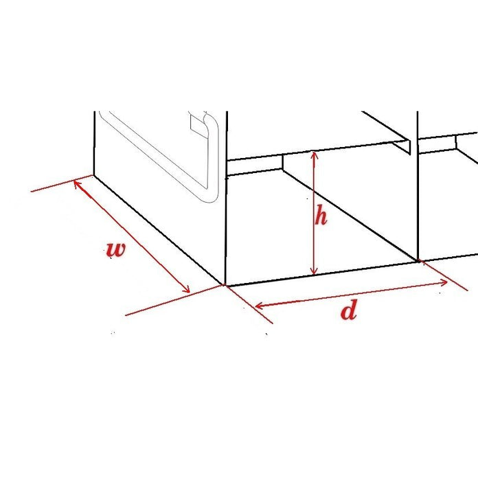 Crystal Industries - UF-543 - Upright Freezer Rack for 3" Boxes, 5x4 Configuration