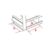 UFS-523 - Sliding Tray Rack for 3" Boxes, 5x2 Configuration