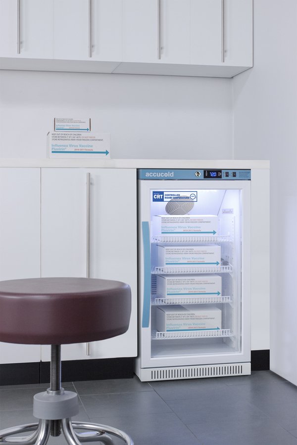 Accucold - ARG31PVBIADA-CRT - 2.83 Cu. Ft. Upright Controlled Room Temperature Cabinet, ADA Height