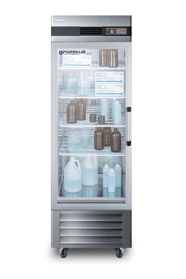 Accucold - ARG23MLLHPHI - 23 Cu.Ft. Upright Pharmacy Refrigerator, Probe Hole