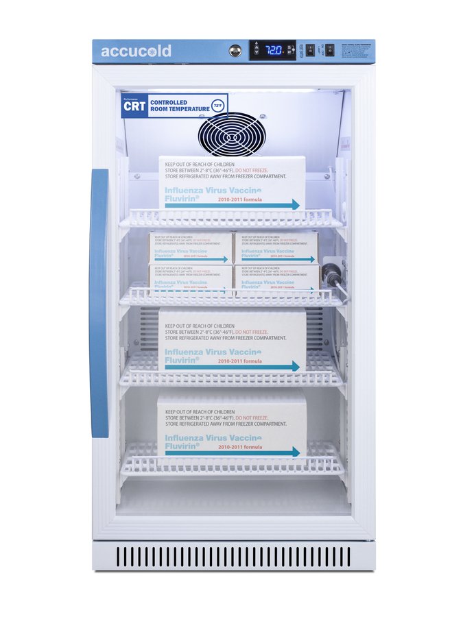 Accucold - ARG31PVBIADA-CRT - 2.83 Cu. Ft. Upright Controlled Room Temperature Cabinet, ADA Height