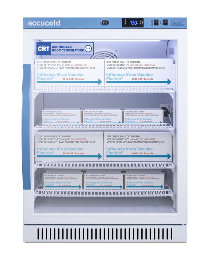 Accucold - ARG6PV-CRT - 6 Cu. Ft. ADA Height Upright Controlled Room Temperature Cabinet