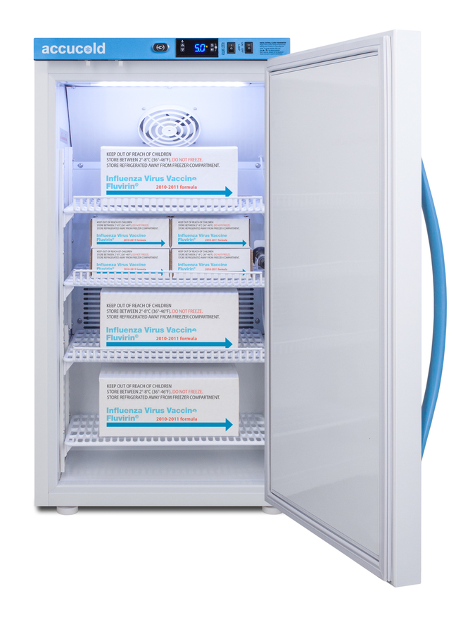 Accucold - ARS3PVDL2BLHD - 3 Cu.Ft. Counter Height Vaccine Refrigerator