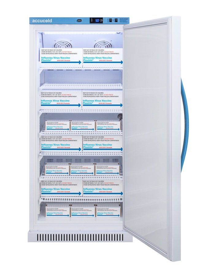 Accucold - ARS8PV456LHD - 8 Cu.Ft. Upright Vaccine Refrigerator, Certified to NSF-ANSI 456 Vaccine Storage Standard, Left Hand Door