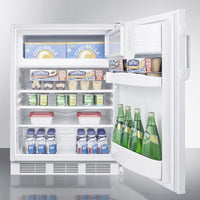 Accucold - CT66LWADALHD - 24" Wide Refrigerator-Freezer, ADA Compliant