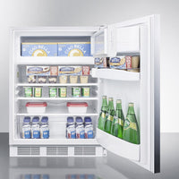Accucold - CT66LWSSHHADALHD - 24" Wide Refrigerator-Freezer, ADA Compliant