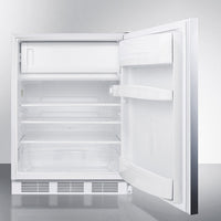 Accucold - CT66LWSSHHADALHD - 24" Wide Refrigerator-Freezer, ADA Compliant