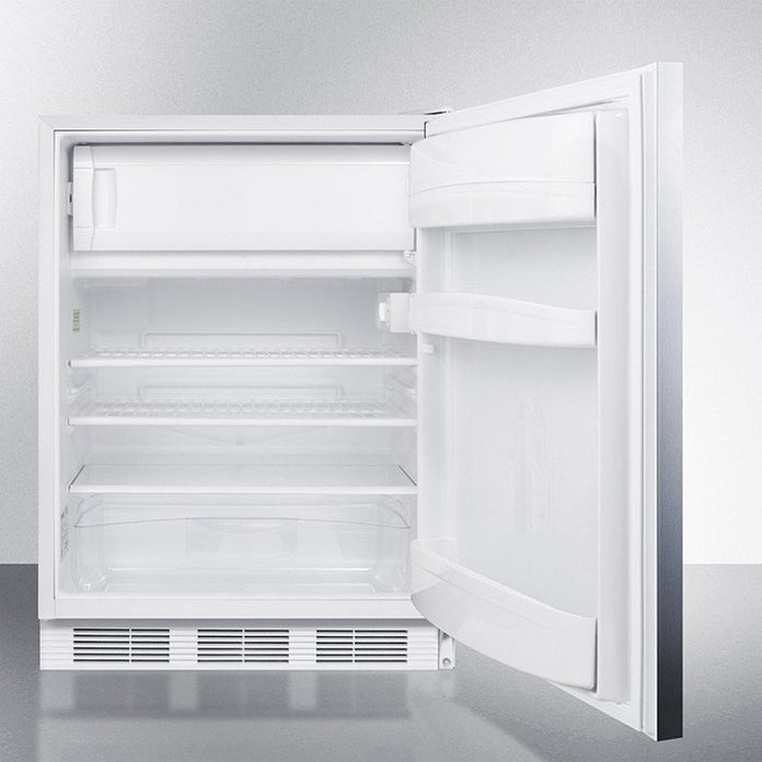 Accucold - CT66LWSSHHADALHD - 24" Wide Refrigerator-Freezer, ADA Compliant
