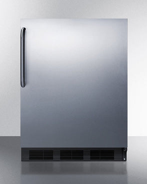 Accucold - FF6BK7CSSLHD - 24" Wide Built-In All-Refrigerator, Left Hand Door