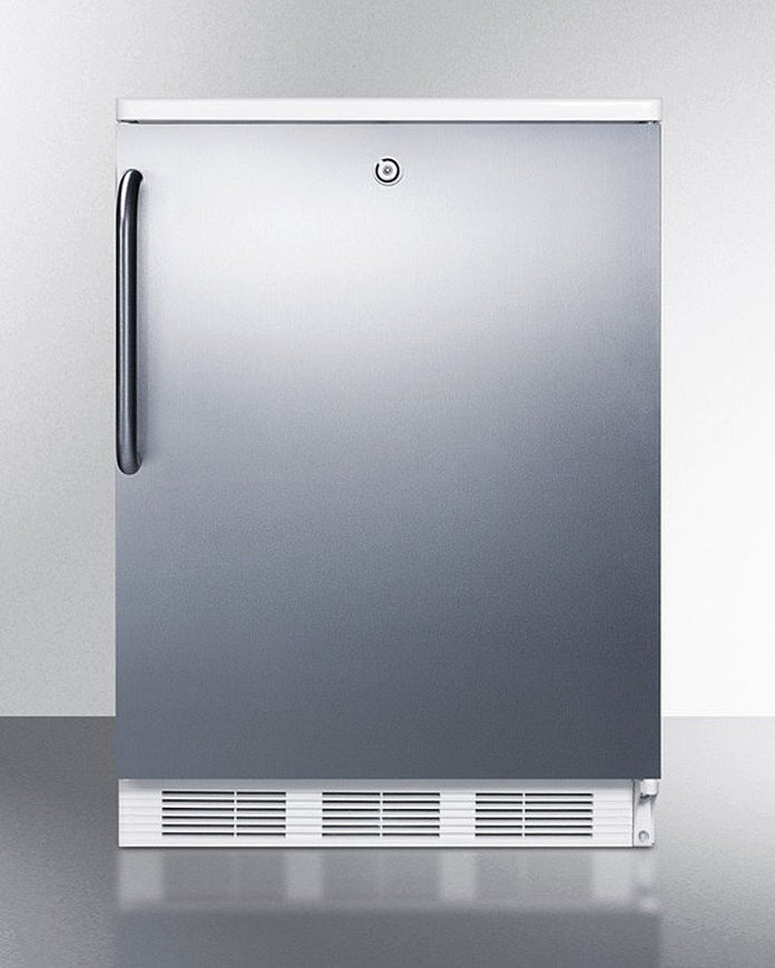 Accucold - FF6LW7SSTBLHD - 24" Wide All-Refrigerator, Left Hand Door