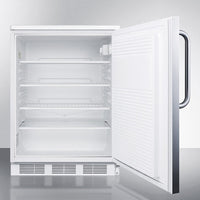 Accucold - FF7LWBISSTBLHD - 24" Wide Built-In All-Refrigerator, Left Hand Door