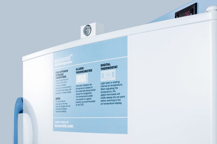 Accucold - FFAR10MED2LHD - 24" Wide All-Refrigerator, Left Hand Door