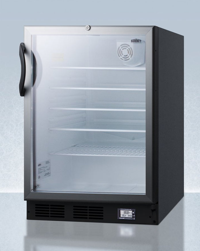 Accucold - SCR600BGLBINZADALHD - 24" Wide Built-In All-Refrigerator, ADA Compliant, Left Hand Door
