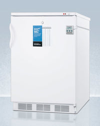 Accucold - VT65MLBIPLUS2LHD - 24" Wide Built-In All-Freezer, Left Hand Door