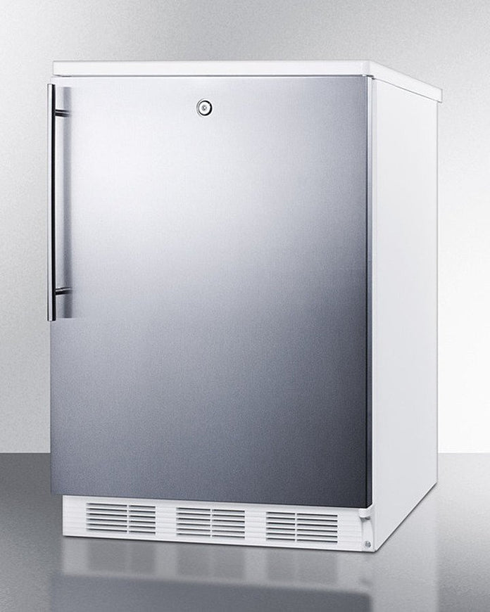 Accucold - CT66LWSSHV - 24" Wide Refrigerator-Freezer